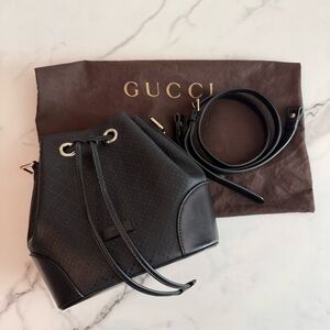 GUCCI Bright Diamante Bucket Bag